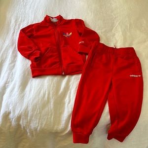 adidas kids’ Adicolor Shattered Trefoil Track Suit - 3T